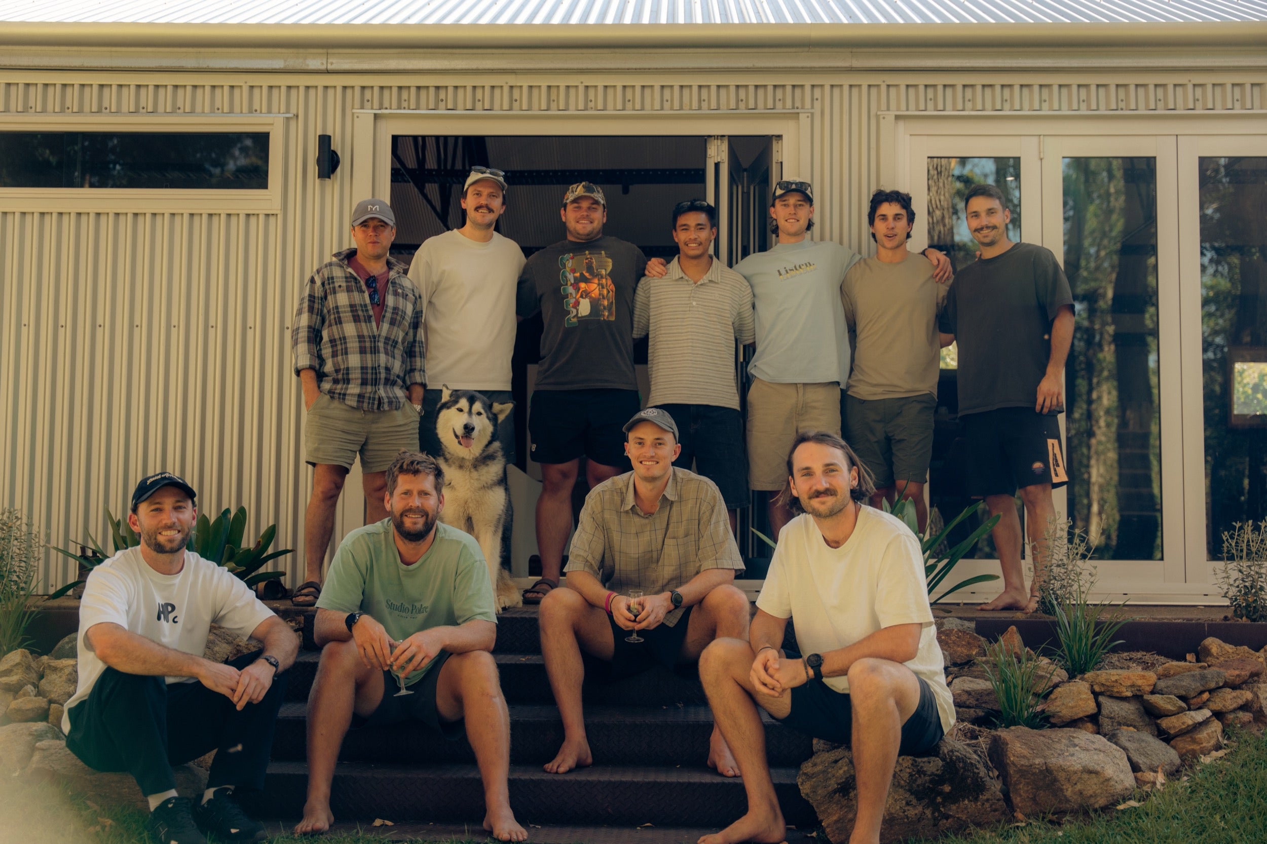 The cellar door venue — deck and forest setting